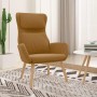 Sillón de relax de terciopelo marrón en Sillones | Comprar online en Foru.es