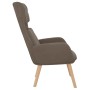 Sillón de relax de terciopelo marrón en Sillones | Comprar online en Foru.es