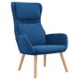 Sillón de relax de terciopelo azul en Sillones | Comprar online en Foru.es