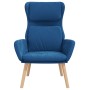 Sillón de relax de terciopelo azul en Sillones | Comprar online en Foru.es