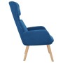 Sillón de relax de terciopelo azul en Sillones | Comprar online en Foru.es