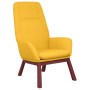 Sillón de relax de tela amarillo mostaza en Sillones | Comprar online en Foru.es