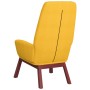 Sillón de relax de tela amarillo mostaza en Sillones | Comprar online en Foru.es