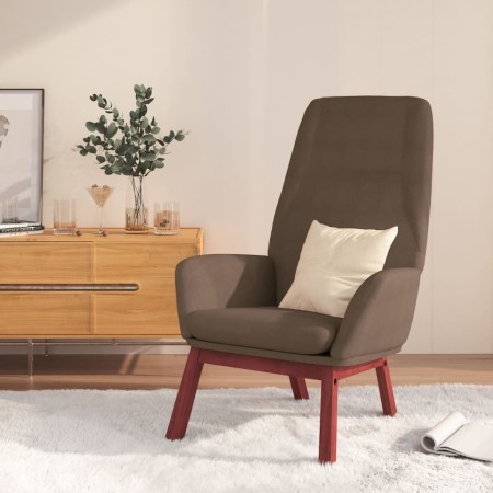 Sillón de relax de tela gris taupe en Sillones | Comprar online en Foru.es