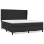 Cama box spring con colchón cuero sintético negro 180x200 cm de vidaXL, Camas y somieres - Ref: Foro24-3129045, Precio: 613,5...