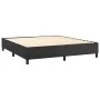 Cama box spring con colchón cuero sintético negro 180x200 cm de vidaXL, Camas y somieres - Ref: Foro24-3129045, Precio: 613,5...