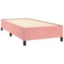 Cama box spring con colchón terciopelo rosa 90x200 cm de vidaXL, Camas y somieres - Ref: Foro24-3129314, Precio: 343,65 €, De...