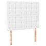 Cama box spring con colchón cuero sintético blanco 100x200 cm de vidaXL, Camas y somieres - Ref: Foro24-3129016, Precio: 378,...