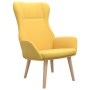 Sillón de relax de tela amarillo mostaza en Sillones | Comprar online en Foru.es