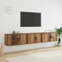 Juego de Muebles para Televisión Montados en la Pared 3 pcs en Muebles TV | Comprar online en Foru.es