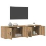 Juego de Muebles para Televisión Montados en la Pared 2 pcs en Muebles TV | Comprar online en Foru.es