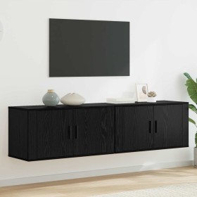 Juego de Muebles para Televisión Montados en la Pared 2 pcs en Muebles TV | Comprar online en Foru.es
