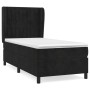 Cama box spring con colchón cuero sintético negro 90x190 cm de vidaXL, Camas y somieres - Ref: Foro24-3129305, Precio: 329,43...