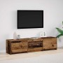 Gabinete de TV con LEDs Madera envejecida 162 x 34 x 40 cm en Muebles TV | Comprar online en Foru.es