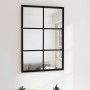 Espejo de pared metal negro 60x40 cm en Espejos | Comprar online en Foru.es