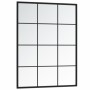 Espejo de pared metal negro 80x60 cm en Espejos | Comprar online en Foru.es