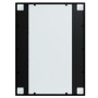 Espejo de pared metal negro 80x60 cm en Espejos | Comprar online en Foru.es