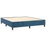 Cama box spring con colchón terciopelo azul oscuro 180x200 cm de vidaXL, Camas y somieres - Ref: Foro24-3129469, Precio: 682,...