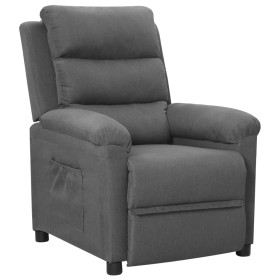 Sillón reclinable de tela gris claro en Sillones | Comprar online en Foru.es