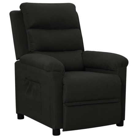 Sillón reclinable de tela negro en Sillones | Comprar online en Foru.es