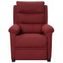 Sillón reclinable de tela rojo tinto en Sillones | Comprar online en Foru.es