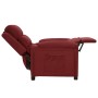 Sillón reclinable de tela rojo tinto en Sillones | Comprar online en Foru.es