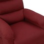Sillón reclinable de tela rojo tinto en Sillones | Comprar online en Foru.es