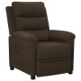 Sillón reclinable de tela marrón oscuro en Sillones | Comprar online en Foru.es