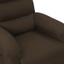 Sillón reclinable de tela marrón oscuro en Sillones | Comprar online en Foru.es