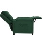 Sillón reclinable de tela verde oscuro en Sillones | Comprar online en Foru.es
