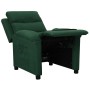 Sillón reclinable de tela verde oscuro en Sillones | Comprar online en Foru.es