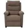 Sillón reclinable de tela gris taupe en Sillones | Comprar online en Foru.es