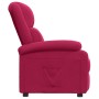 Sillón reclinable de terciopelo rojo tinto en Sillones | Comprar online en Foru.es
