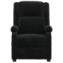 Sillón reclinable de terciopelo negro en Sillones | Comprar online en Foru.es
