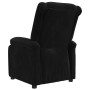Sillón reclinable de terciopelo negro en Sillones | Comprar online en Foru.es