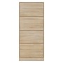 Mueble zapatero madera contrachapada roble Sonoma 63x24x147 cm en Zapateros y organizadores de calzado | Comprar online en Foru.