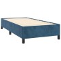 Cama box spring con colchón terciopelo azul oscuro 90x200 cm de vidaXL, Camas y somieres - Ref: Foro24-3129313, Precio: 385,8...
