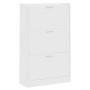 Mueble zapatero madera contrachapada blanco 63x24x103 cm en Zapateros y organizadores de calzado | Comprar online en Foru.es