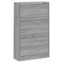 Mueble zapatero madera contrachapada gris Sonoma 63x24x103 cm en Zapateros y organizadores de calzado | Comprar online en Foru.e