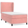 Cama box spring con colchón terciopelo rosa 80x200 cm de vidaXL, Camas y somieres - Ref: Foro24-3129062, Precio: 341,81 €, De...