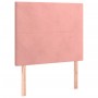 Cama box spring con colchón terciopelo rosa 80x200 cm de vidaXL, Camas y somieres - Ref: Foro24-3129062, Precio: 341,81 €, De...