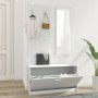 Set de mueble zapatero 3 en 1 madera contrachapada blanco en Zapateros y organizadores de calzado | Comprar online en Foru.es