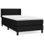 Cama box spring con colchón tela negro 80x200 cm de vidaXL, Camas y somieres - Ref: Foro24-3129747, Precio: 279,07 €, Descuen...