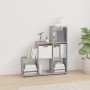 Estantería forma de escalera madera contrachapada gris Sonoma en Librerías y estanterías | Comprar online en Foru.es