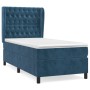 Cama box spring con colchón terciopelo azul oscuro 80x200 cm de vidaXL, Camas y somieres - Ref: Foro24-3129361, Precio: 320,0...