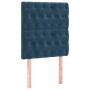 Cama box spring con colchón terciopelo azul oscuro 80x200 cm de vidaXL, Camas y somieres - Ref: Foro24-3129361, Precio: 320,0...