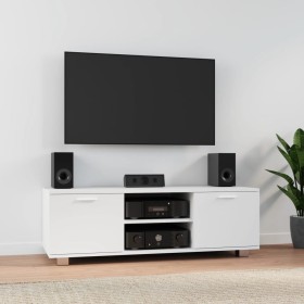 Mueble para TV madera contrachapada blanco 120x40,5x35 cm en Muebles TV | Comprar online en Foru.es