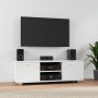 Mueble para TV madera contrachapada blanco 120x40,5x35 cm en Muebles TV | Comprar online en Foru.es