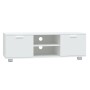Mueble para TV madera contrachapada blanco 120x40,5x35 cm en Muebles TV | Comprar online en Foru.es