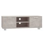 Mueble para TV madera contrachapada gris hormigón 120x40,5x35cm en Muebles TV | Comprar online en Foru.es